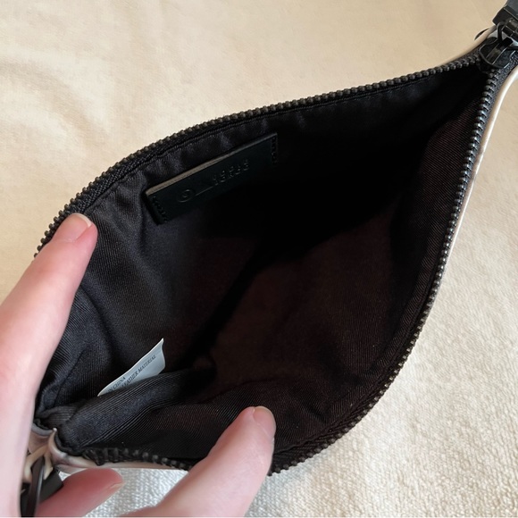 Eddie Borgo x Target white Marble Zip Wristlet Clutch pouch - Picture 3 of 6